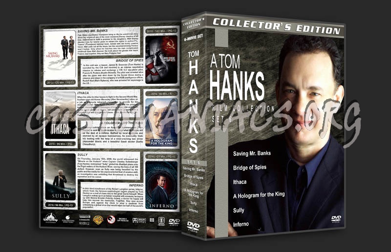 Tom Hanks Film Collection - Set 6 dvd cover