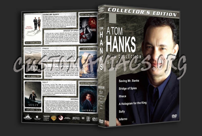 Tom Hanks Film Collection - Set 6 dvd cover