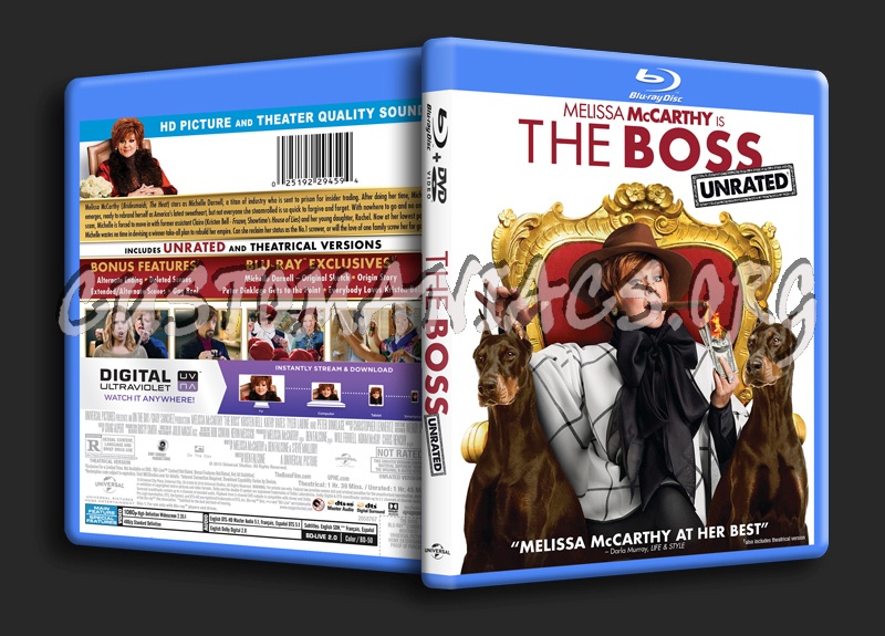 The Boss blu-ray cover