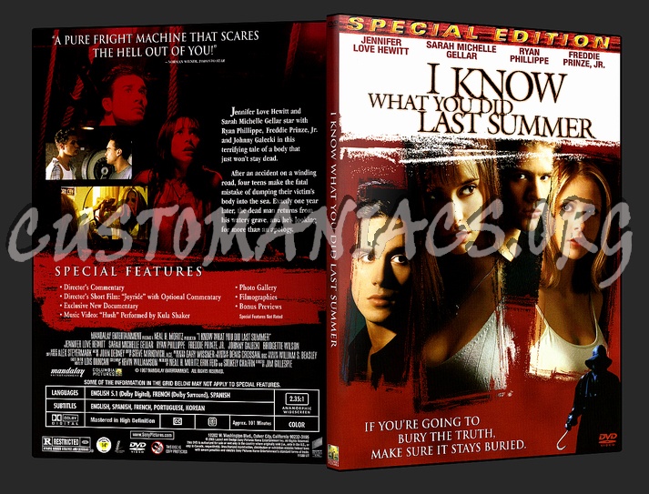 I Know What You Did Last Summer Dvd Covers Labels By Customaniacs Id Free Download Highres
