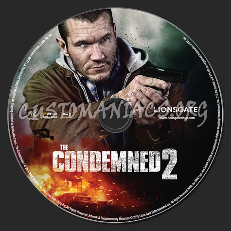 The Condemned 2 blu-ray label