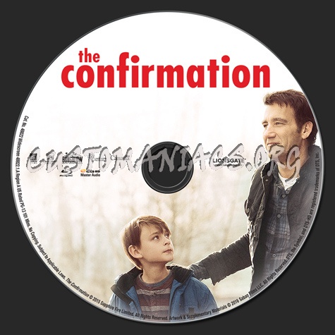 The Confirmation blu-ray label