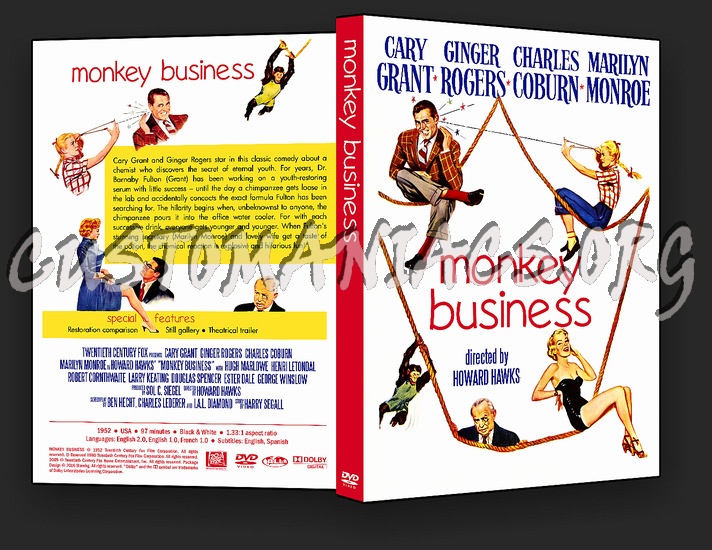 Monkey Business dvd cover