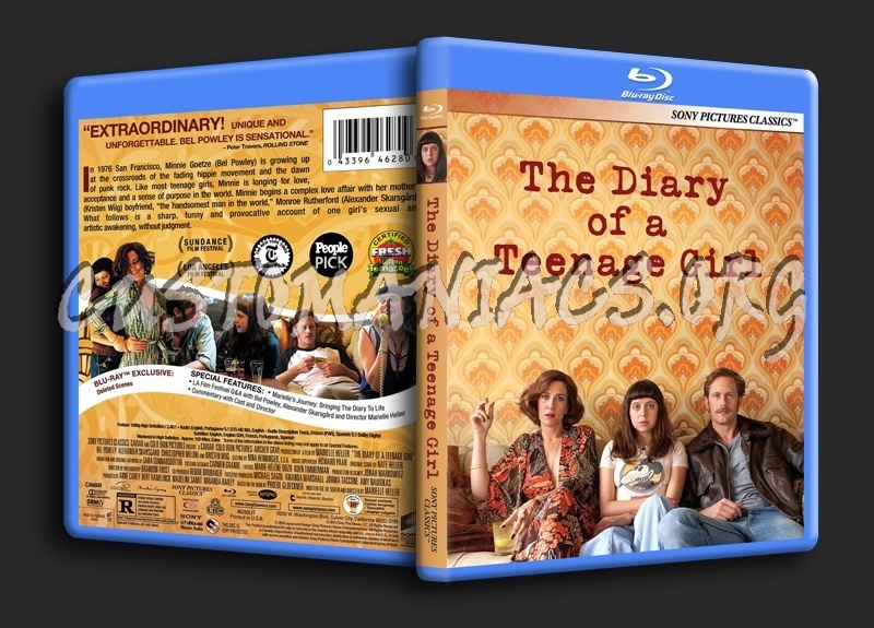 The Diary Of A Teenage Girl blu-ray cover
