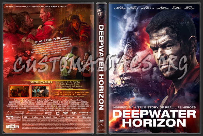Deepwater Horizon dvd cover