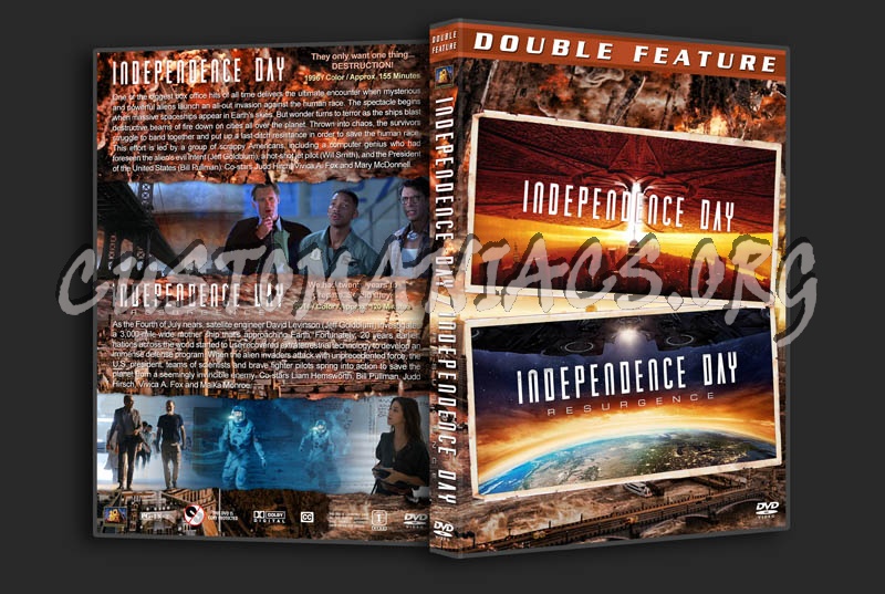 Independence Day Double Feature dvd cover