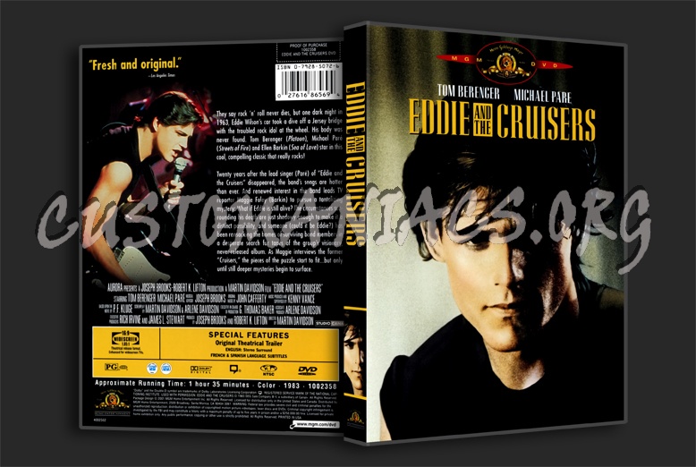 Eddie and the Cruisers dvd cover