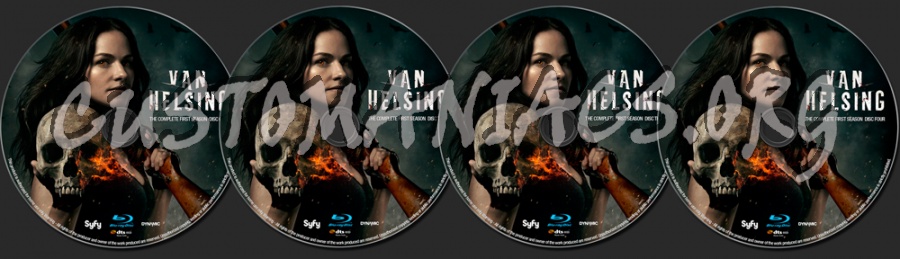 Van Helsing Season 1 blu-ray label