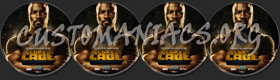 Luke Cage Season 1 blu-ray label