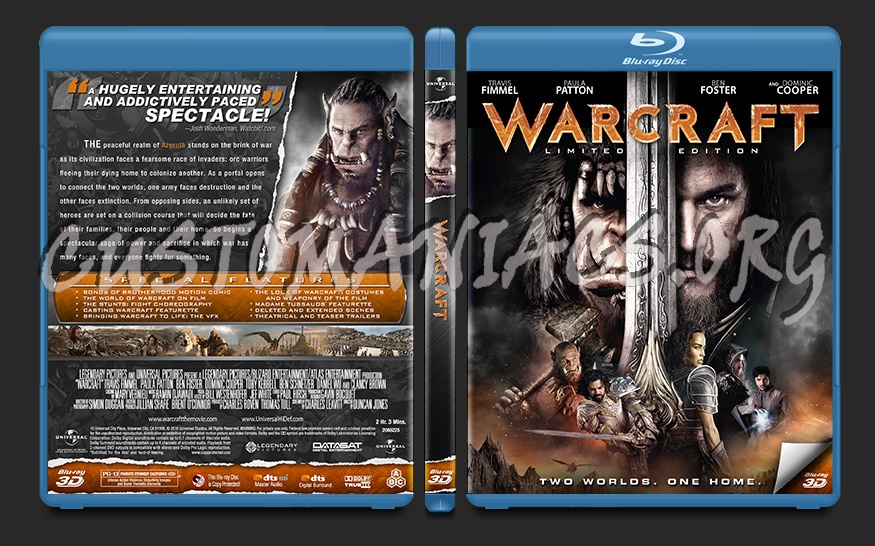 Warcraft blu-ray cover