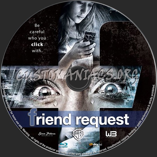 Friend Request blu-ray label