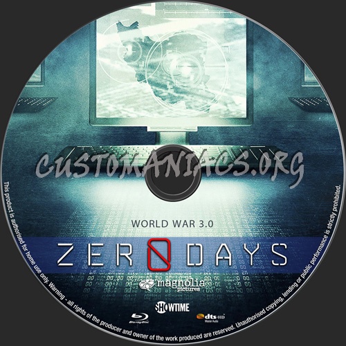 Zero Days blu-ray label