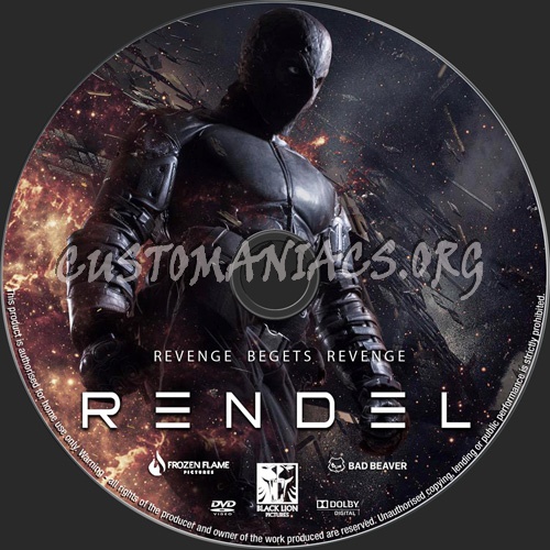 Rendel dvd label