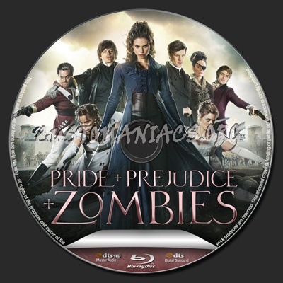 Pride and Prejudice and Zombies blu-ray label