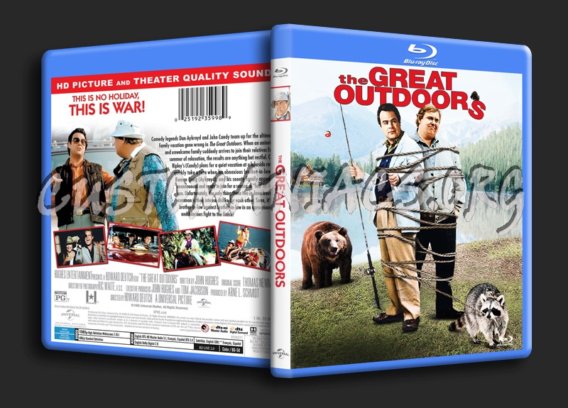 The Great Outdoors blu-ray cover - DVD Covers & Labels by Customaniacs ...