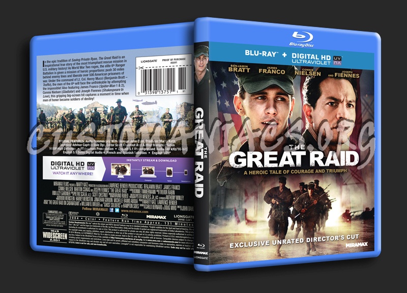 The Great Raid blu-ray cover