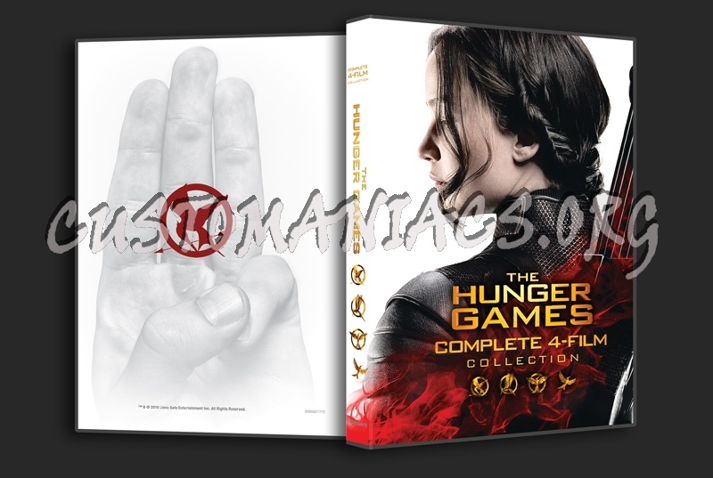 The Hunger Games Complete 4-Film Collection dvd cover