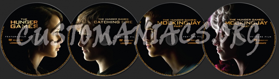 The Hunger Games dvd label