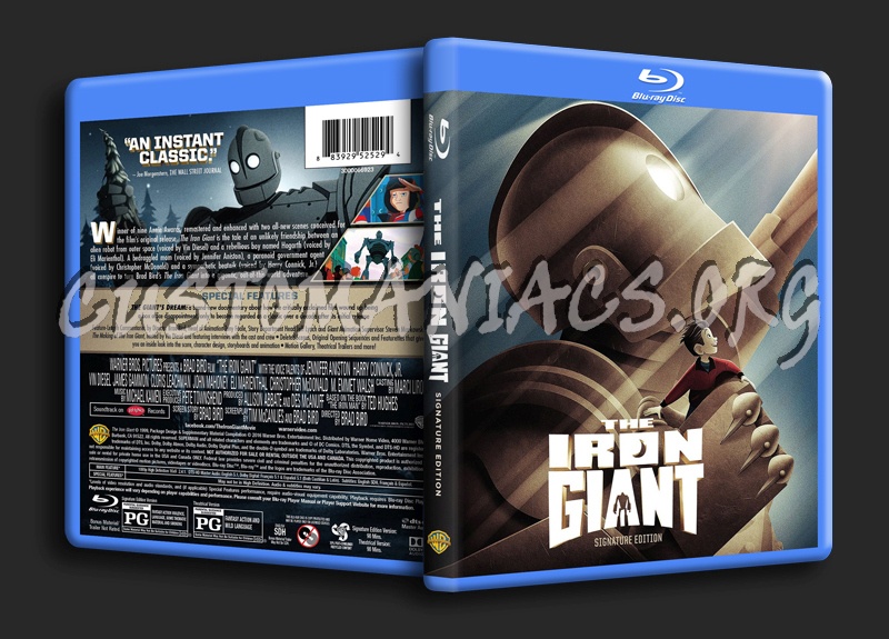 The Iron Giant blu-ray cover
