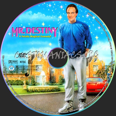 Mr Destiny dvd label