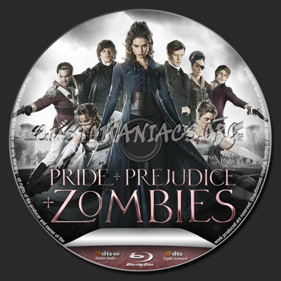 Pride and Prejudice and Zombies blu-ray label