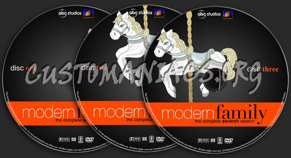 Modern Family - Season 7 dvd label