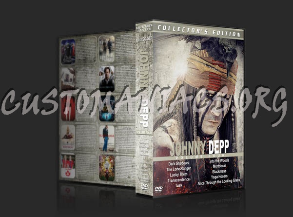 Johnny Depp Collection - Volume 4 (2012-2016) dvd cover