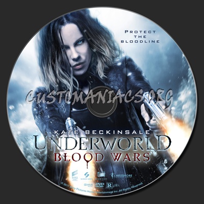 Underworld: Blood Wars dvd label