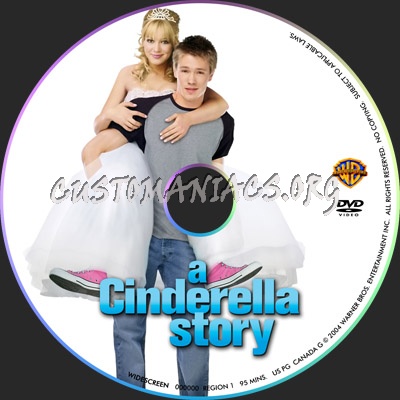 A Cinderella Story dvd label