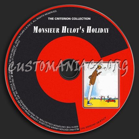 110 - Monsieur Hulot's Holiday dvd label