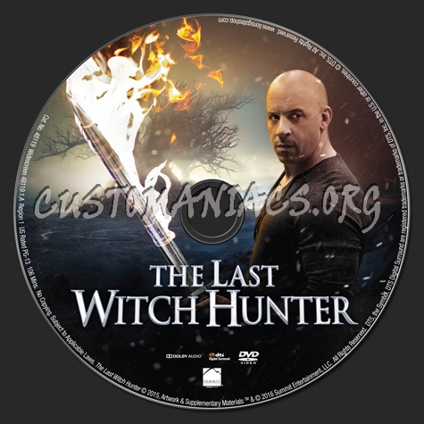 The Last Witch Hunter dvd label