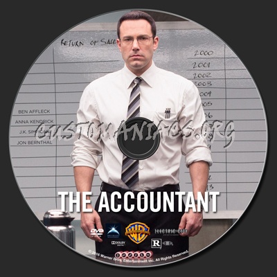 The Accountant dvd label