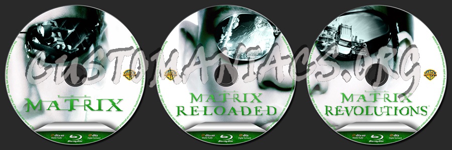 The Matrix Collection blu-ray label