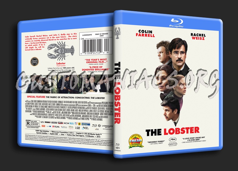 The Lobster blu-ray cover