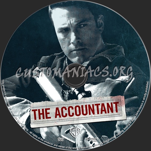 The Accountant dvd label