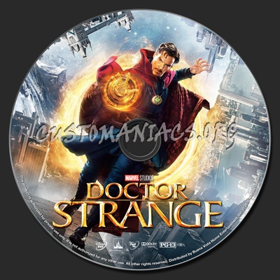 Doctor Strange dvd label