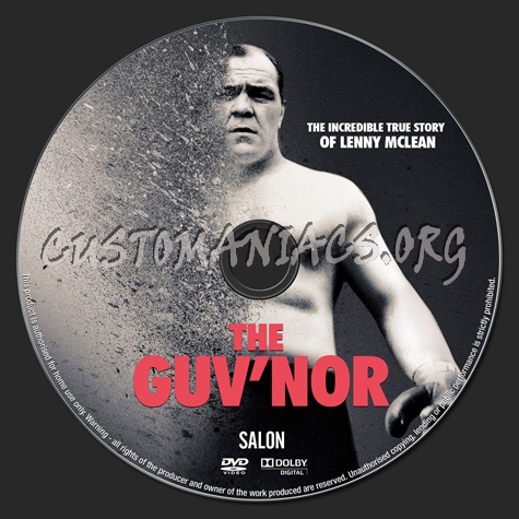 The Guv'Nor (2016) dvd label
