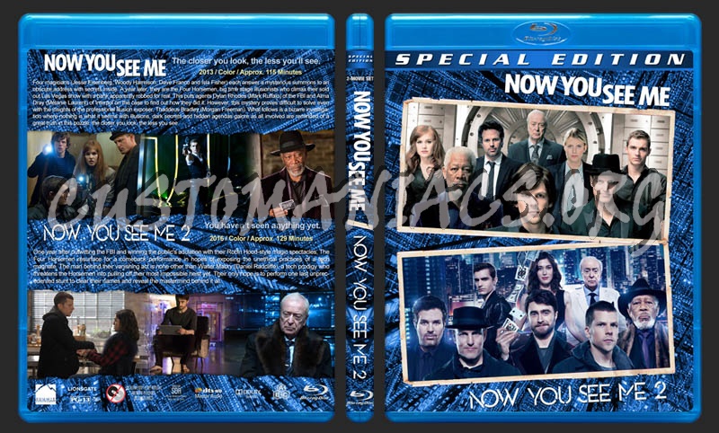 Now You See Me Double Feature blu-ray cover