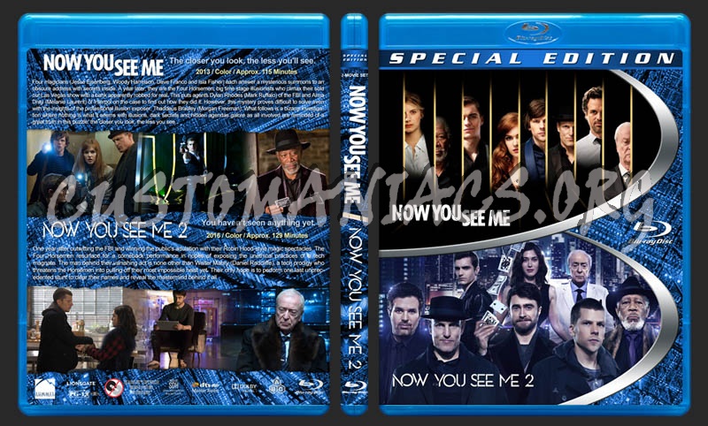 Now You See Me Double Feature blu-ray cover