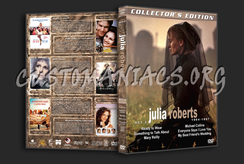 Julia Roberts - Set 3 (1994-1997) dvd cover