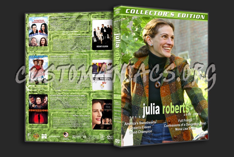 Julia Roberts - Set 5 (2001-2003) dvd cover