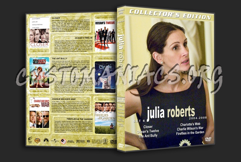 Julia Roberts - Set 6 (2004-2008) dvd cover