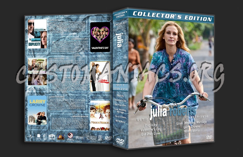 Julia Roberts - Set 7 (2009-2012) dvd cover