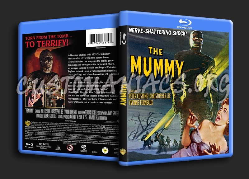 The Mummy (1959) blu-ray cover
