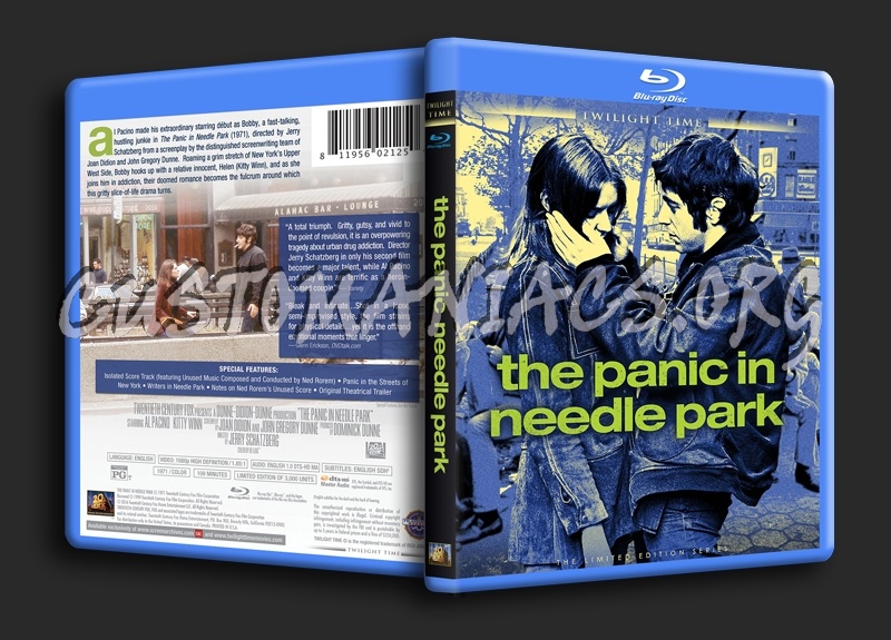 The Panic In Needle Park blu-ray cover