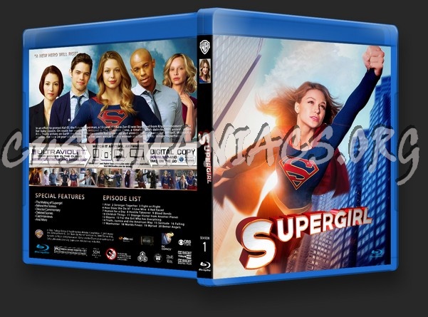 Supergirl Season 1 blu-ray cover