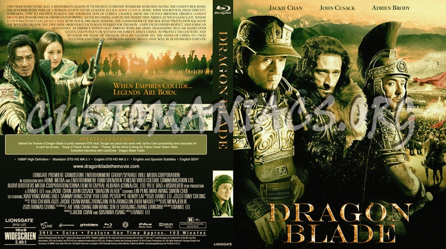 Dragon Blade blu-ray cover