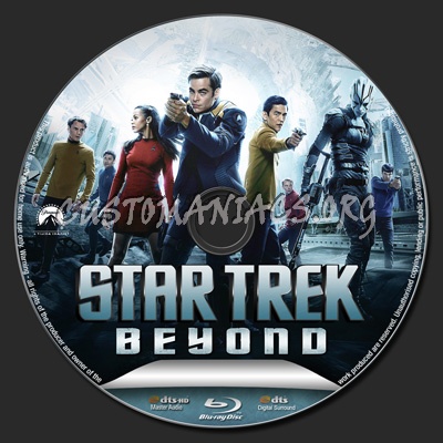 Star Trek Beyond blu-ray label