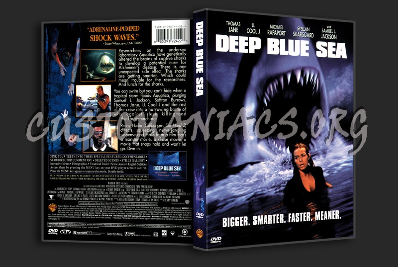 Deep Blue Sea dvd cover