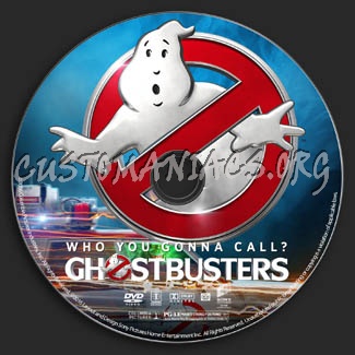 Ghostbusters dvd label